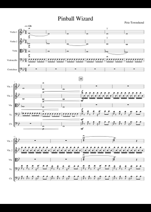 Play Official version of Pinball wizard Sheet Music by The Who for ...