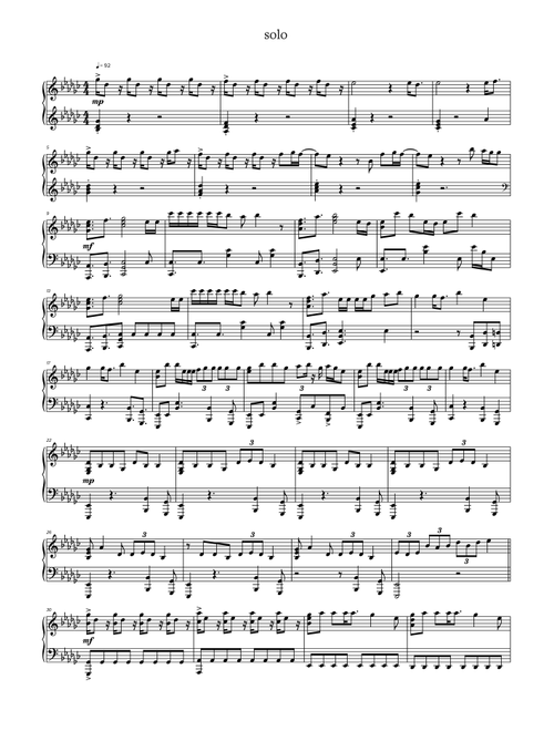 Solo (Arr. marc denouel) - Blackpink Jennie (Easy Piano)