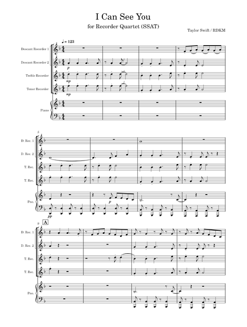 I Can See You – Taylor Swift / RDKM