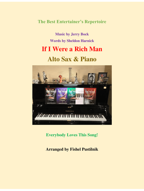 If I Were A Rich Man (Arr. Fishel Pustilnik) - Jerry Bock (Instrumental Duet and Piano)