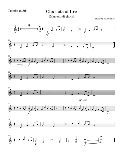 Chariots of Fire – Vangelis