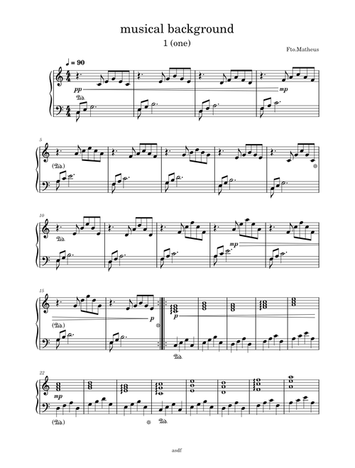The Sunshine (sonatine n1 op2) 2nd moviment