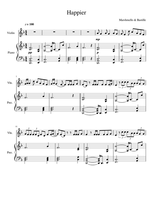 Happier Violin
