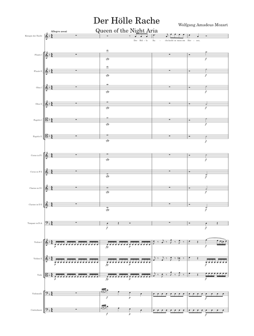 Queen Of The Night Aria – Wolfgang Amadeus Mozart