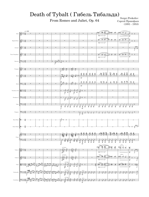 Death of Tybalt - Romeo and Juliet (Prokofiev)