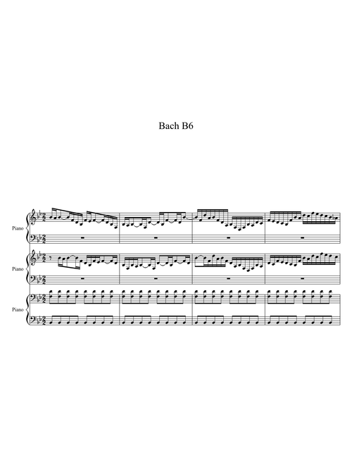 Bach Brandenburg concerto Nr.6 1st mov.