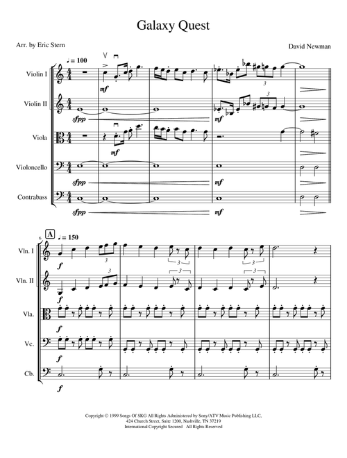 Galaxy Quest Main Title Theme (Arr. Eric Stern) - David Newman (Orchestra)
