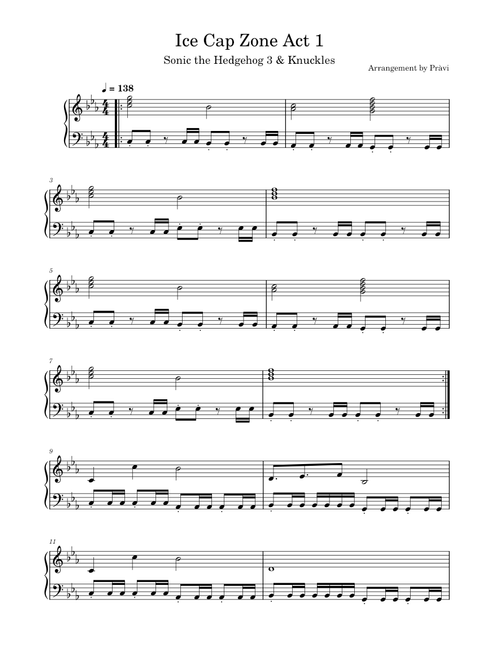 Ice Cap Zone Act 1 - Sonic The Hedgehog 3 OST – Michael Jackson, Sega Sound Team Ice Cap Zone Act 1 - Sonic The Hedgehog 3