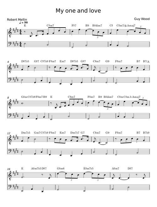 My One and Only Love - Guy Wood, Robert Mellin