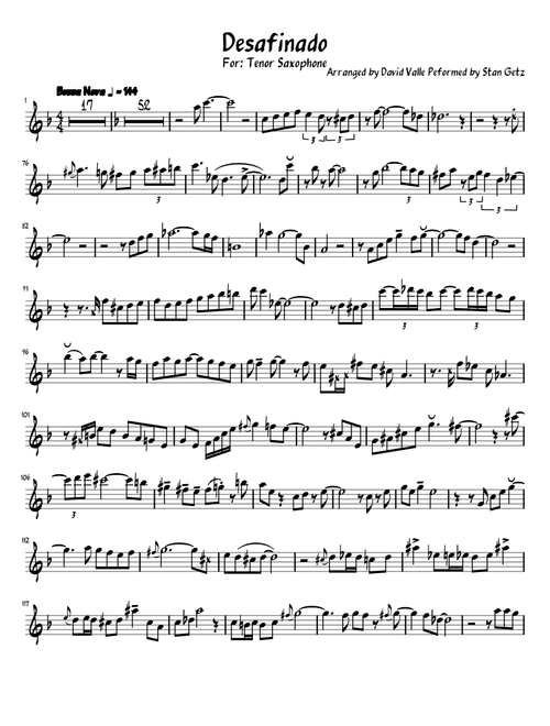 Desafinado - Stan Getz