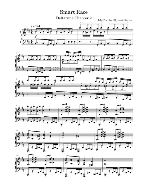 Smart Race - Deltarune Chapter 2