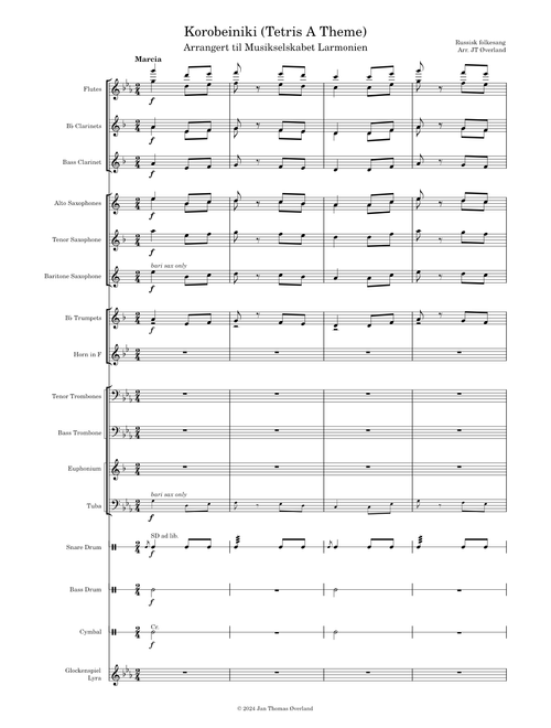 Korobeiniki – Misc Traditional