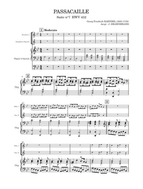 Passacaglia – Georg Friedrich Händel