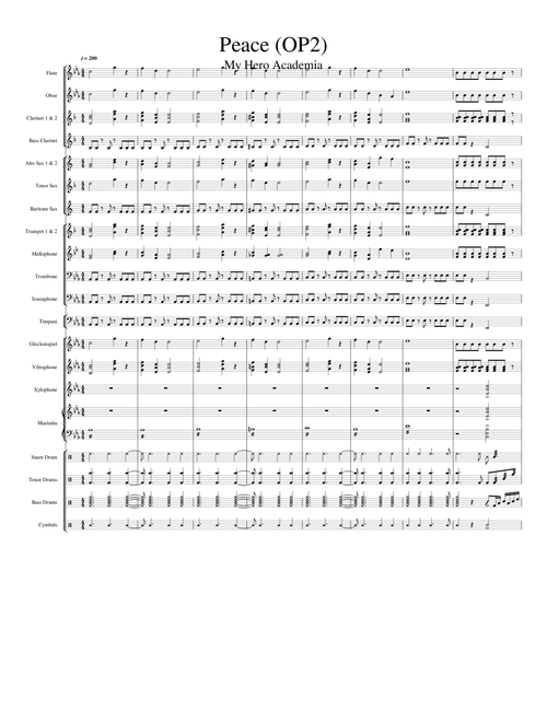 Peace Sign (My Hero Academia OP2)