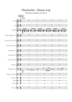 Chachachá - Josean log Sheet Music with Chords for Violin (String ...