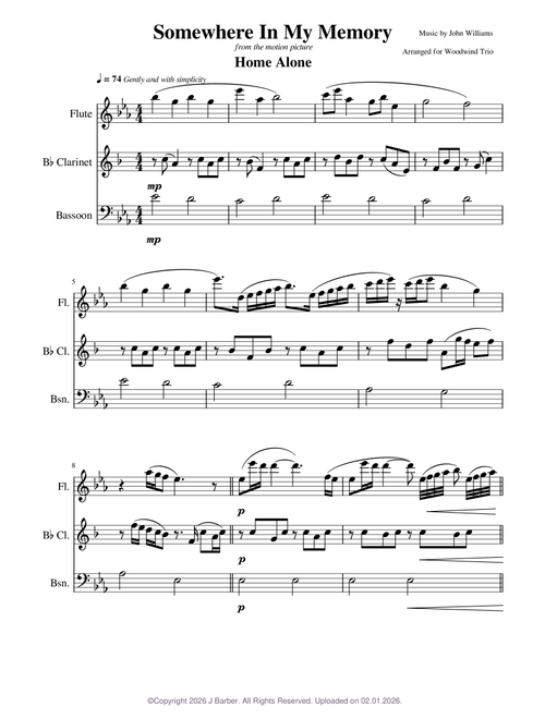 Somewhere In My Memory - John Williams