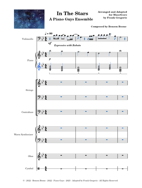 In The Stars - a Piano Guys Ensemble