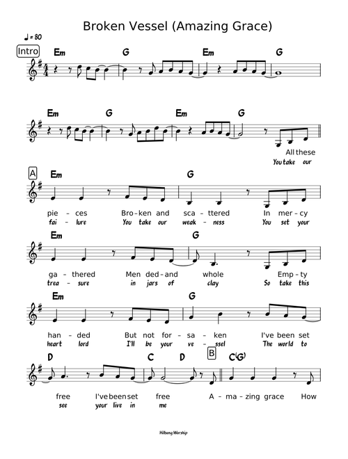 Broken Vessel (Amazing Grace)