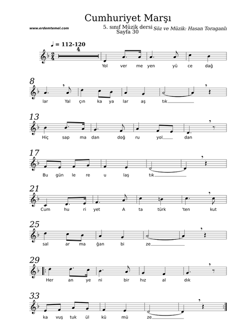 Sf.30 Cumhuriyet Marşı.musicxml – erdemtemel.com