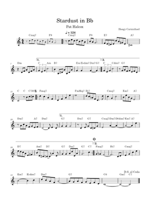 Play Official version of Stardust Sheet Music by Hoagy Carmichael