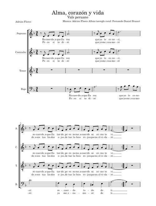 Alma, corazón y vida – Adrián Flores Albán
