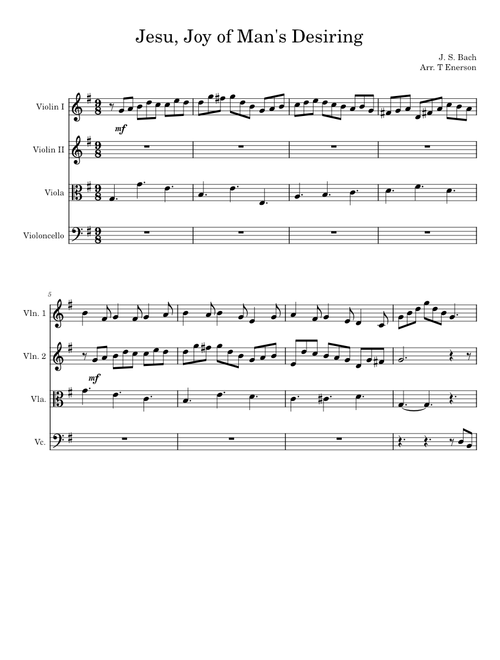Jesu, Joy of Man's Desiring