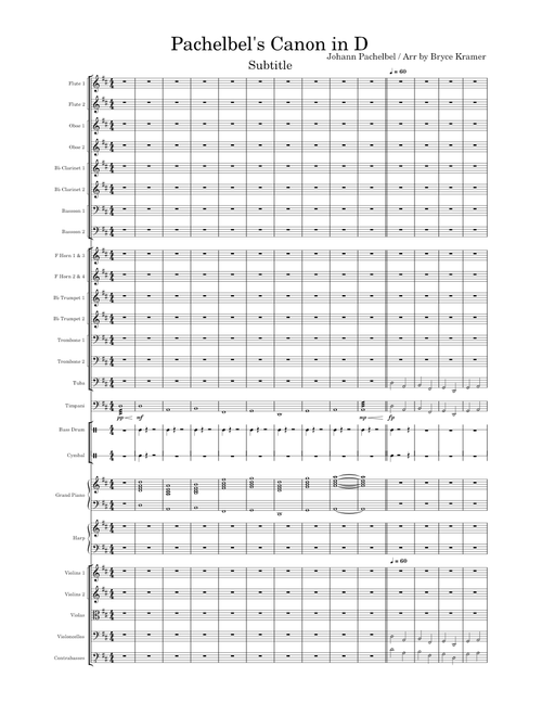 Pachelbel's Canon in D - Johann Pachelbel