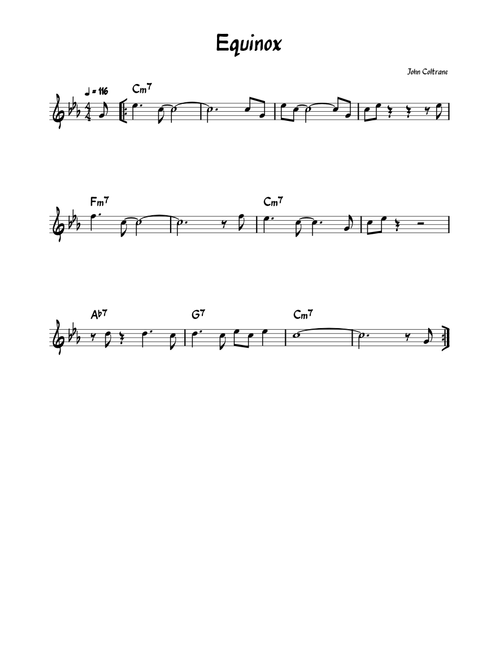 Equinox – John Coltrane Equinox