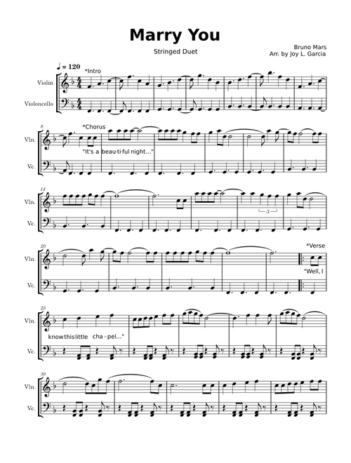 Marry you – Bruno Mars