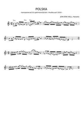 WATRA PIOSENKI OBRZEDOWE I OGNI 楽譜 ポーランド Free Polska by Hall, Jon-Erik (1877-1948) (Sweden) sheet music