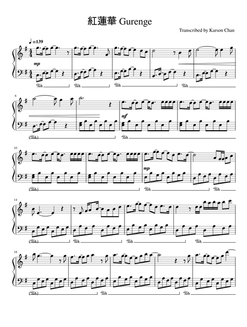 Kar333 | Free sheet music | Download PDF or print on