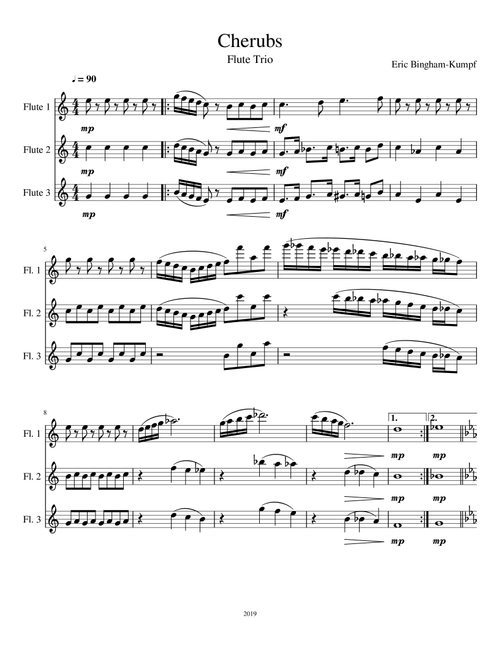 Cherubs - Eric Bingham-Kumpf (Woodwind Ensemble)