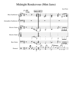 Free Casiopea sheet music | Download PDF or print on MuseScore.com