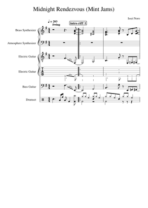 Midnight Rendezvous – Casiopea (Mint Jams) Sheet Music and Tab