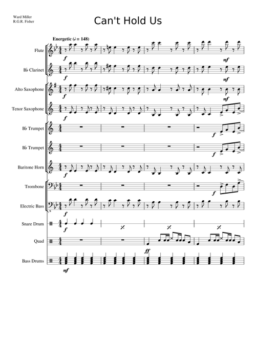 Can't Hold Us (Marching Band)