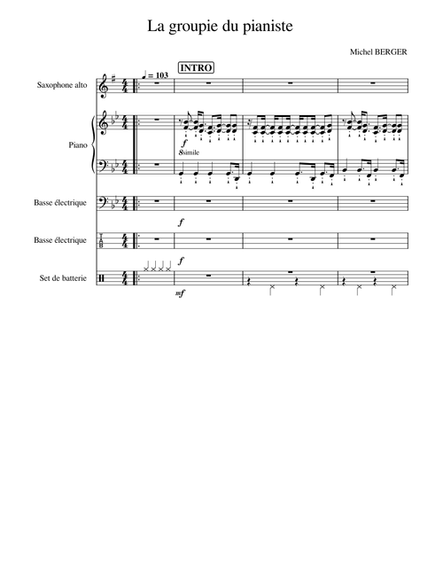 La groupie du pianiste – Michel Berger