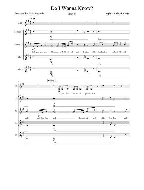 Do I Wanna Know (Hozier Cover)