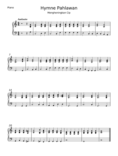 HYMNE PAHLAWAN  - T. Prawit