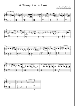 A Groovy Kind Of Love All Parts Sheet Music with Chords for