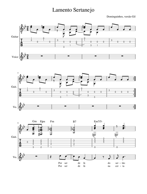 Lamento Sertanejo - Dominguinhos/Gilberto Gil