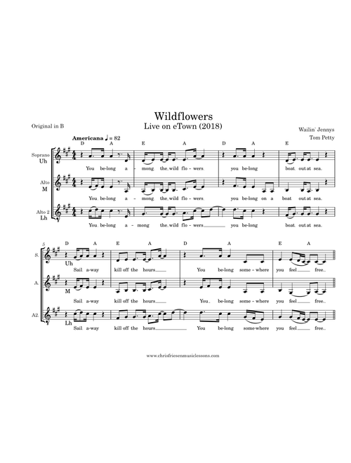 Wildflowers – The Wailin' Jennys Wildflowers