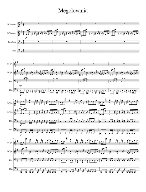 Megolovania Trumpet Screaming Edition