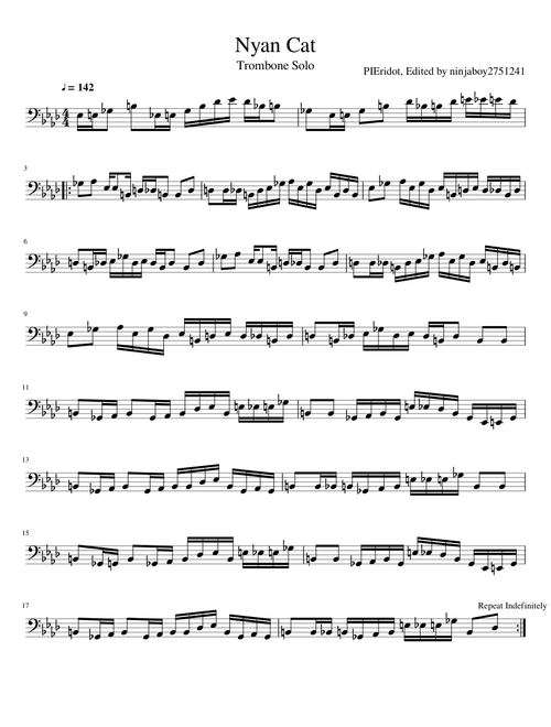Nyan Cat Trombone Solo