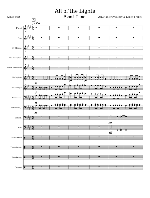All of the Lights - Marching Band