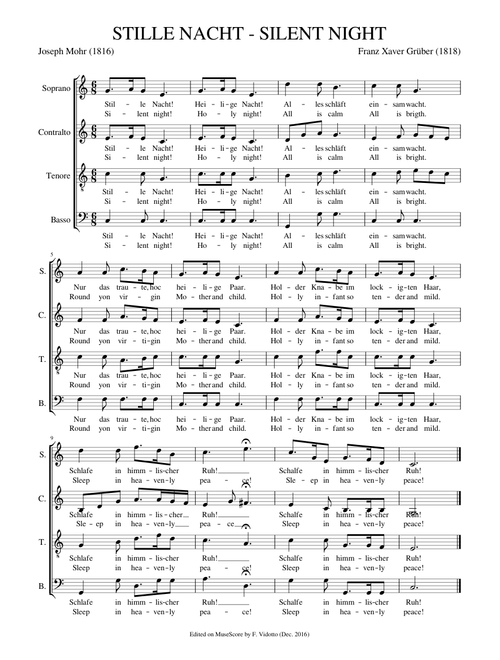 STILLE NACHT - SILENT NIGHT