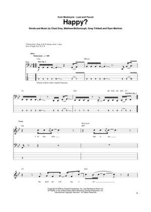 Play Official version of Dig Sheet Music by Mudvayne for