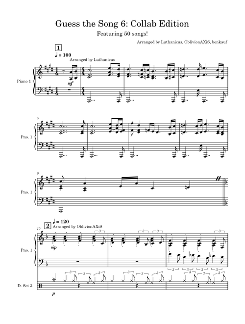Guess the Song 6 - Collab Edition