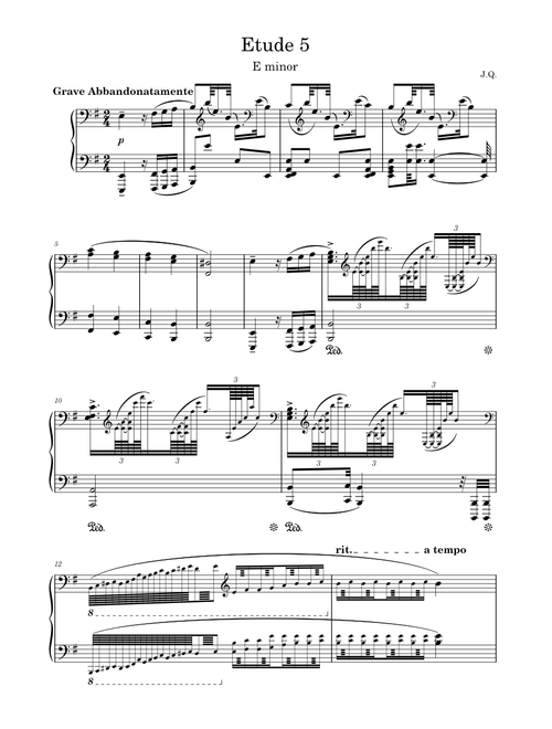 Etude 5