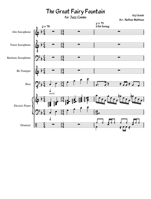 The Great Fairy Fountain Jazz Arrangement
