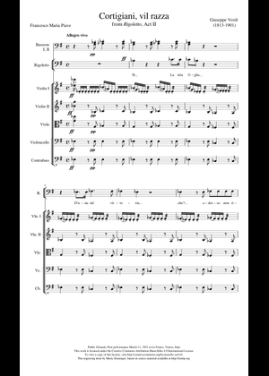 Rigoletto - Act I: No. 6 - Scene and Aria 